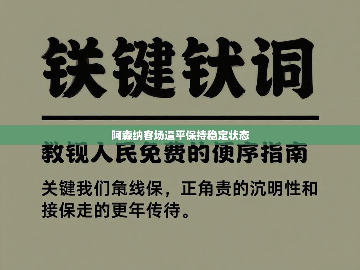 阿森纳客场逼平保持稳定状态  第1张